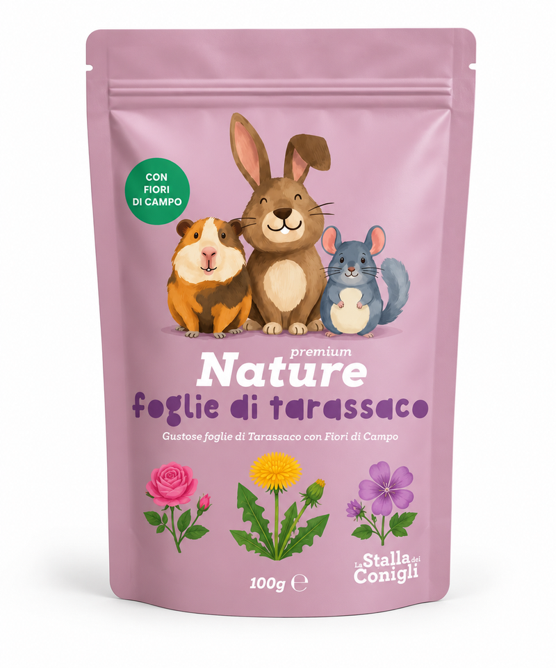 Premium Nature Foglie di Tarassaco con Fiori di Campo
