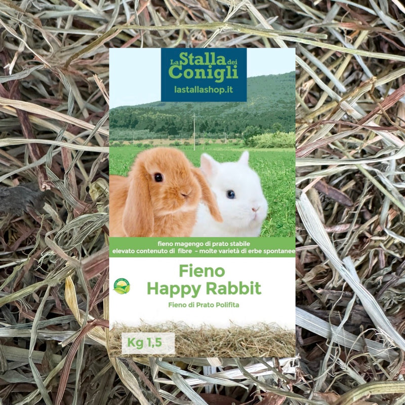 Fieno Happy Rabbit La Stalla dei Conigli