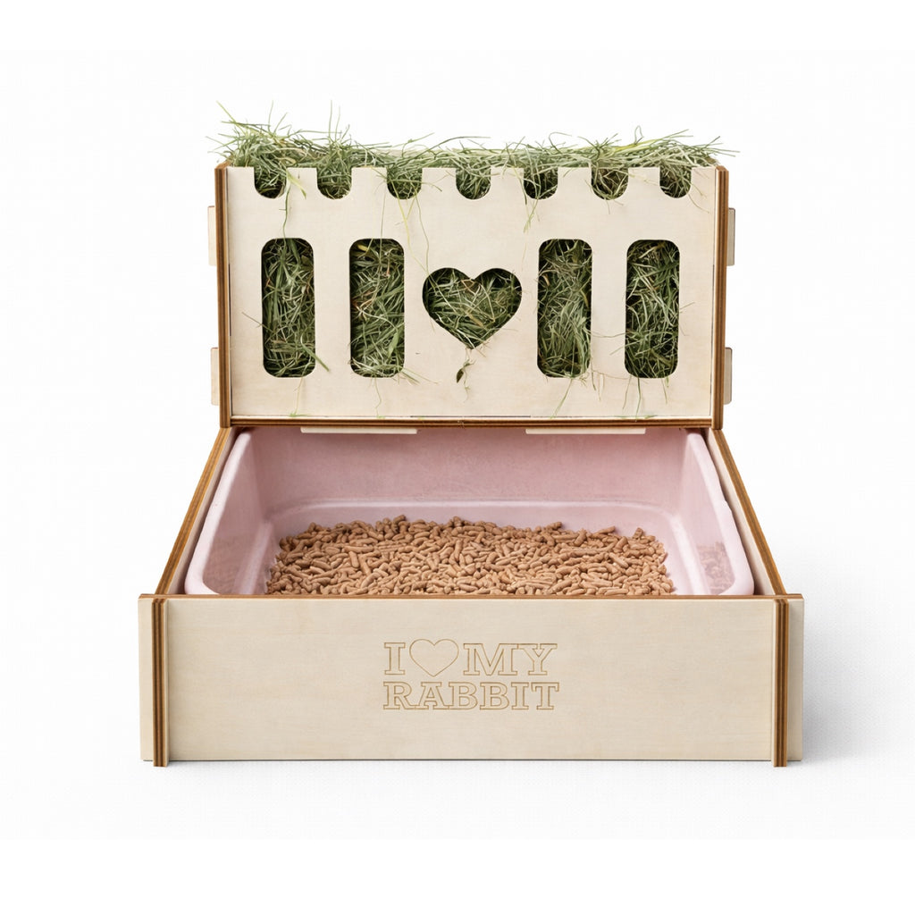 Fieniera in Legno XL I Love my Rabbit - nuovo modello 2026