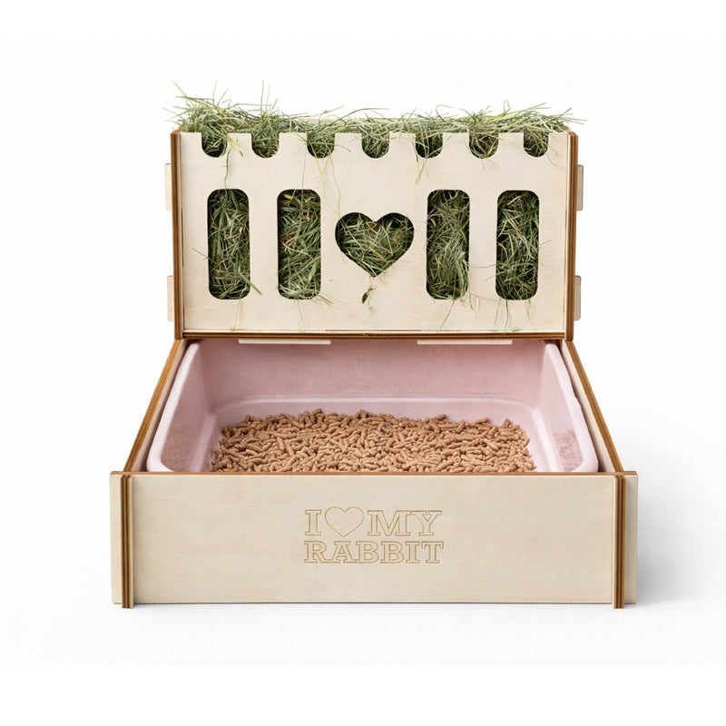 Fieniera in Legno XL I Love my Rabbit - nuovo modello 2026