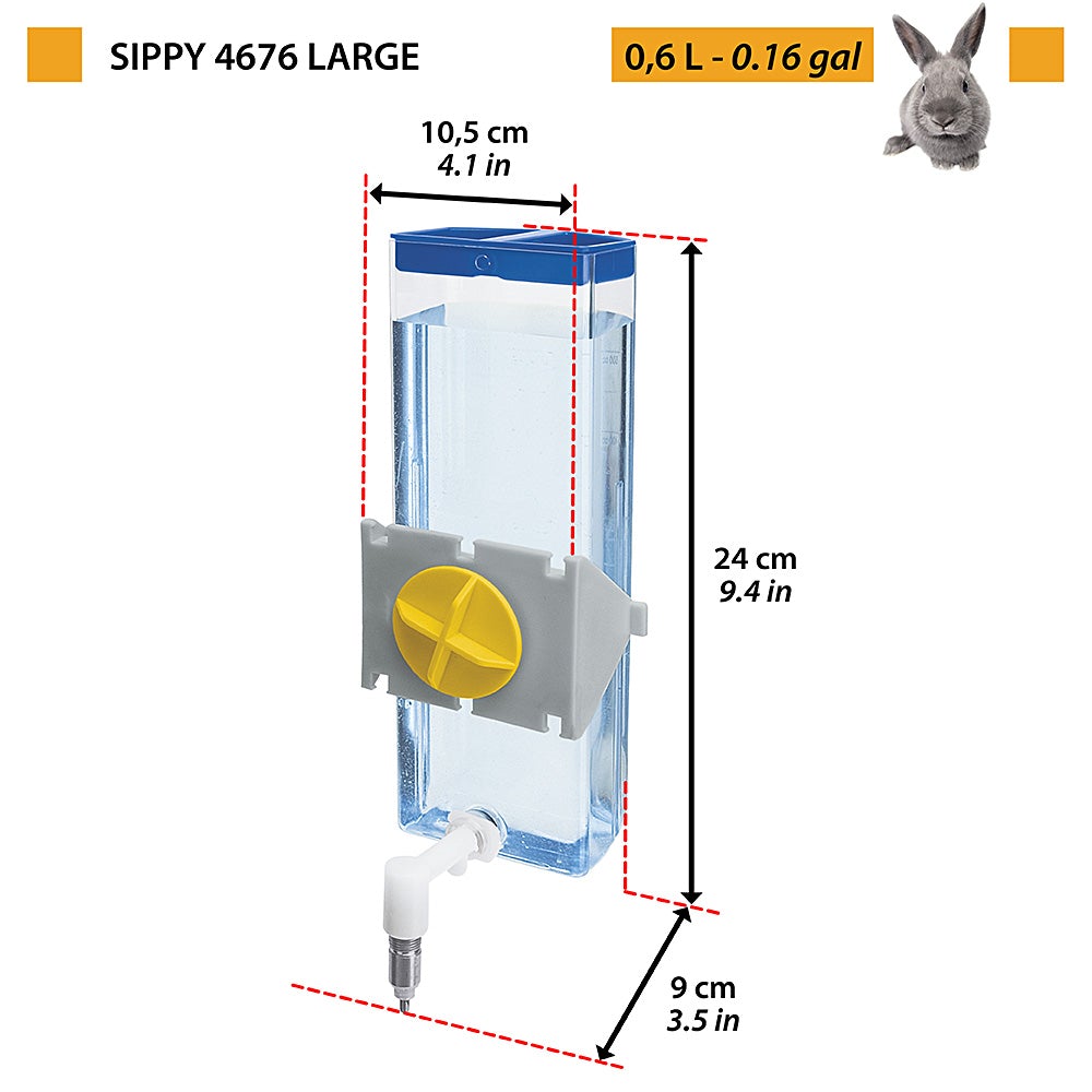 Abbeveratoio per conigli Sippy