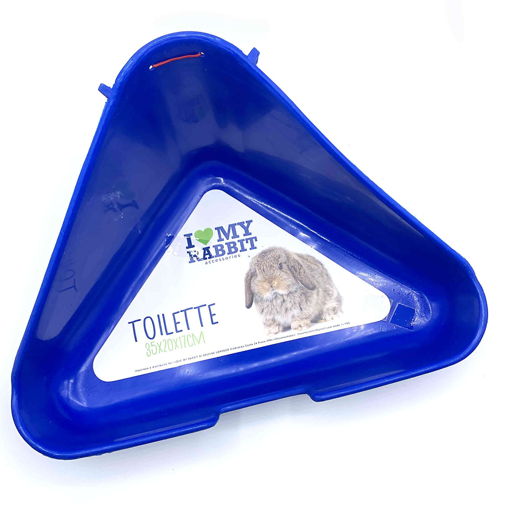 Toilette Triangolare in plastica dura I Love my Rabbit