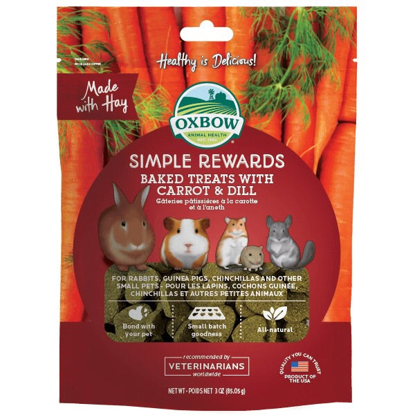 Oxbow Simple Rewards Backed Treats 85gr