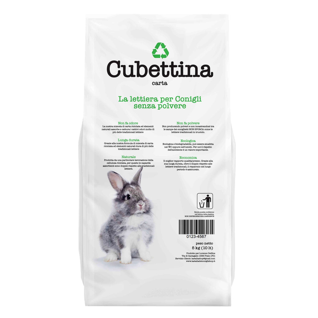 Lettiera Cubettina Carta