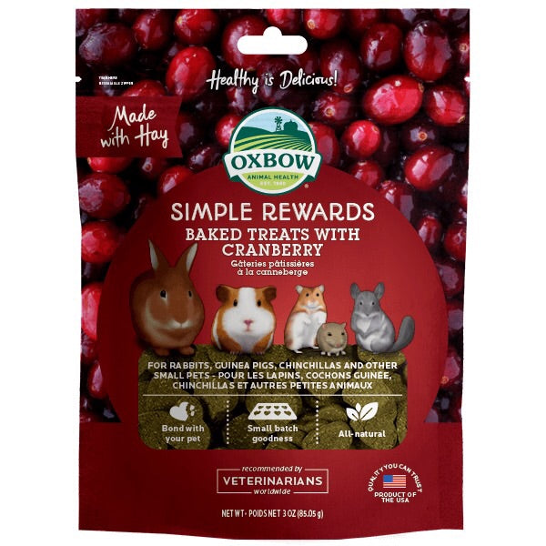 Oxbow Simple Rewards Backed Treats 85gr