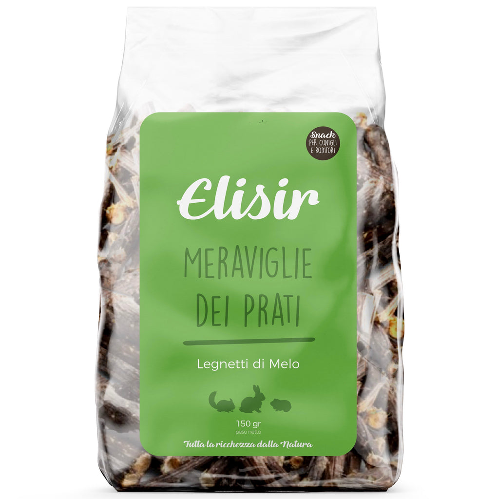 Elisir Meraviglie dei Prati Legnetti di Melo da Rosicchiare 150 gr