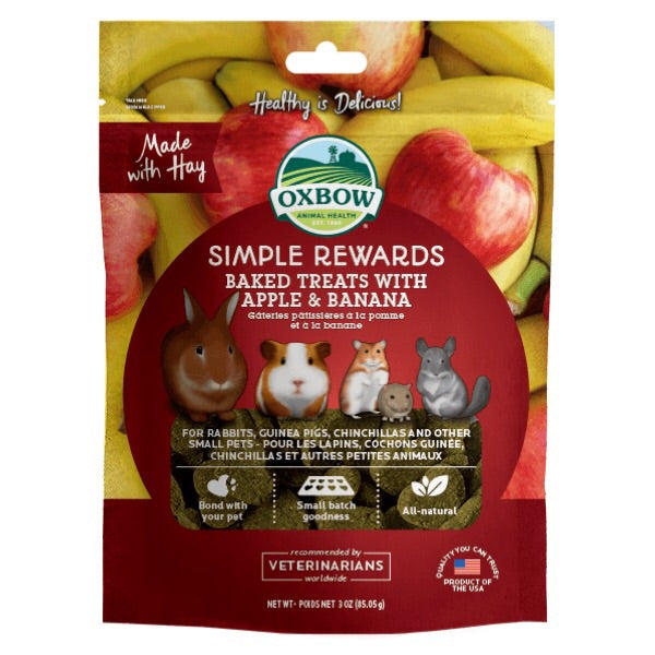 Oxbow Simple Rewards Backed Treats 85gr